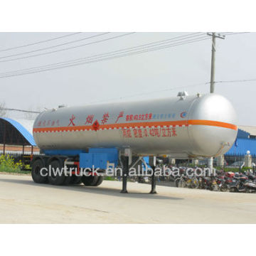 double-axle 40.5cbm lpg tank semi trailer